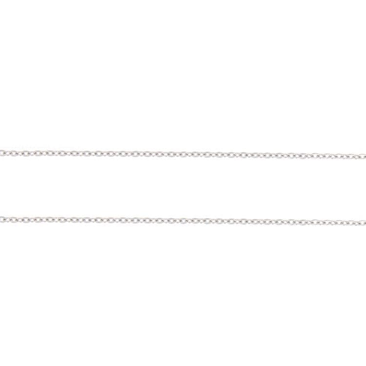 Feine Ankerkette | Silberfarben | 70 cm