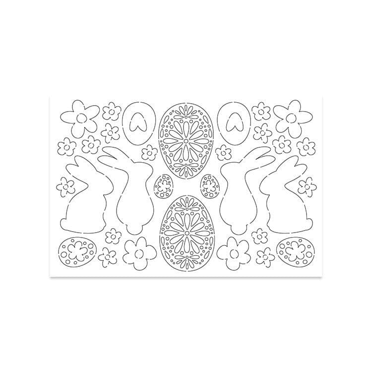 Konturenfiguren 'Osterhasen'