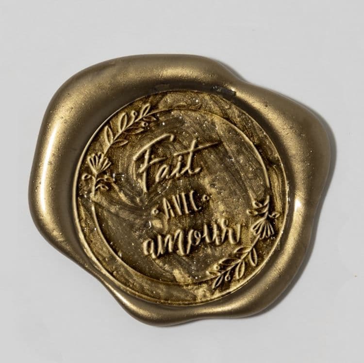 Wachssiegel 'Fait avec amour' 🇫🇷