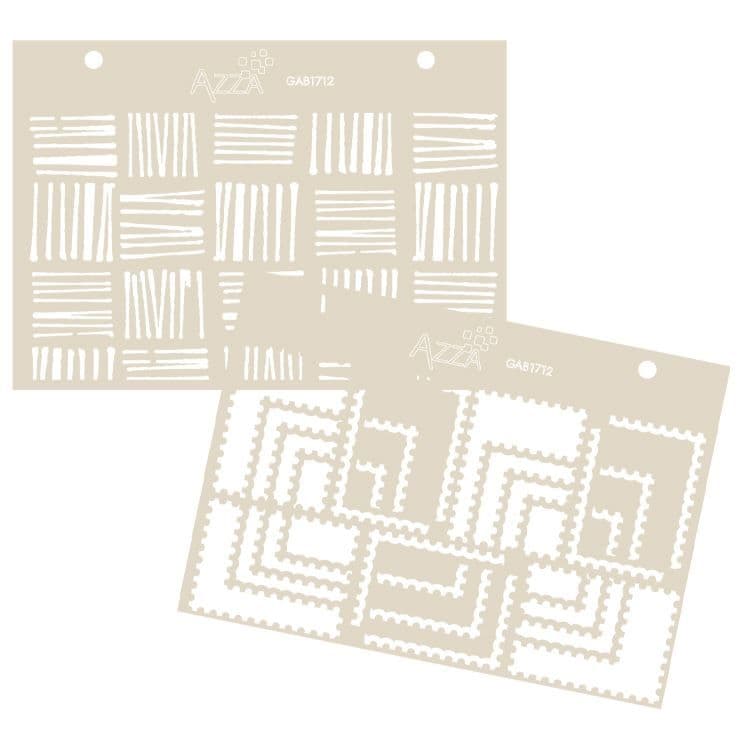 Texturschablonen 'Philatelie'