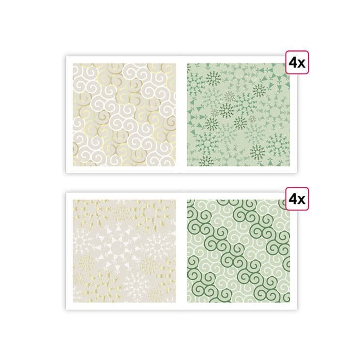 Designerpapier A4 'Bretagne' (foliert - 8 Stk.)