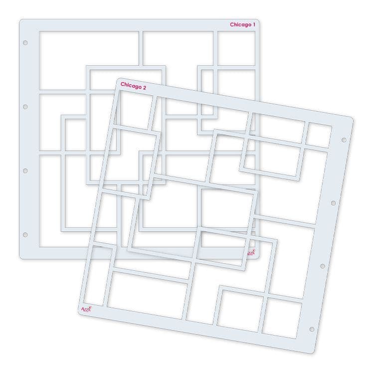 Fotoschablonen 'Chicago' (30x60cm)