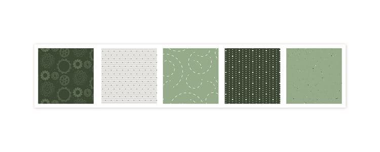 Designpapierblock 'Vellum Zahnräder' – Bild 2