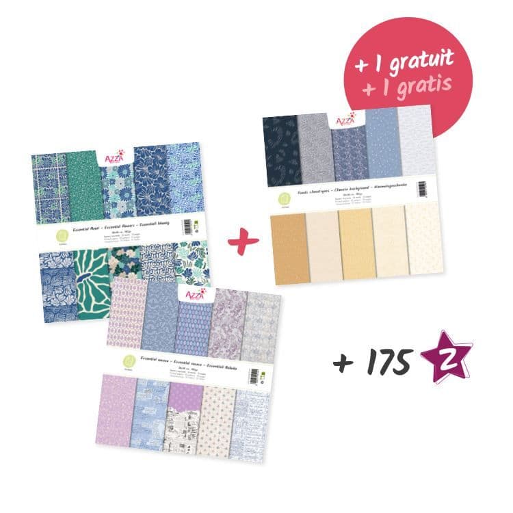Set 'Designpapierblöcke 2 + 1 gratis'