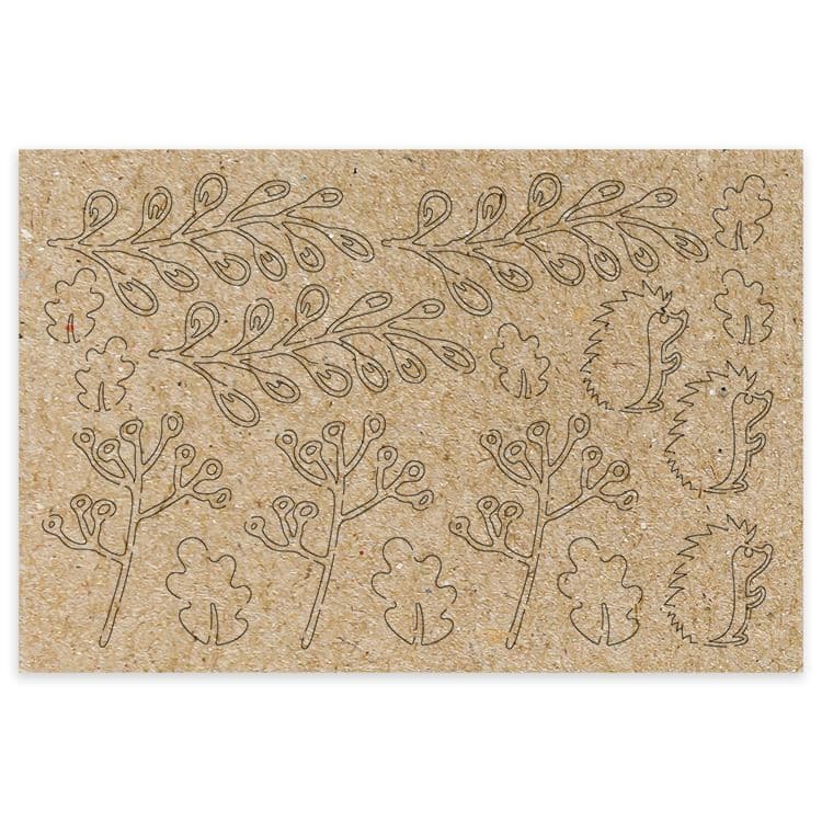 Kraft-Konturenfiguren 'Herbstliche Poesie’