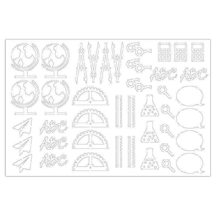 Konturenfiguren 'Meine Schule'