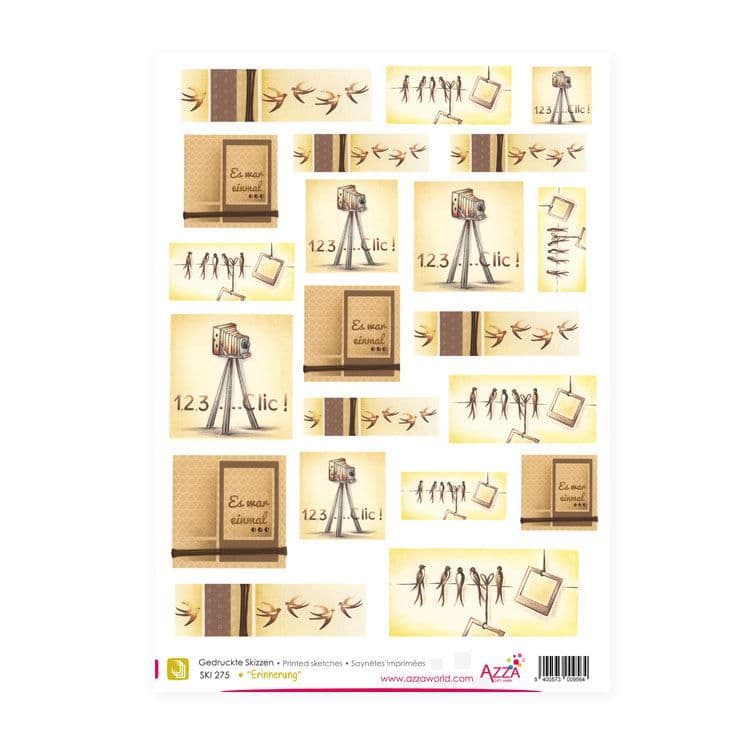 Motivpapier 'Erinnerung'