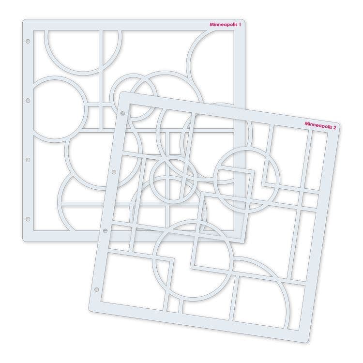Fotoschablonen 'Minneapolis' (30x30 cm)