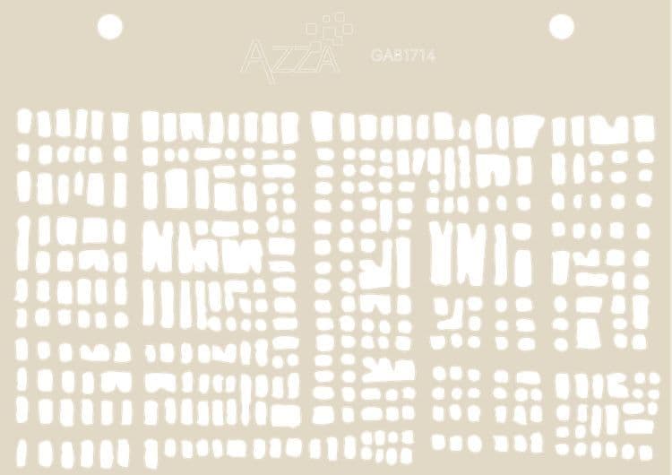 Texturschablone 'Ganz sanft' (1 Stk.)