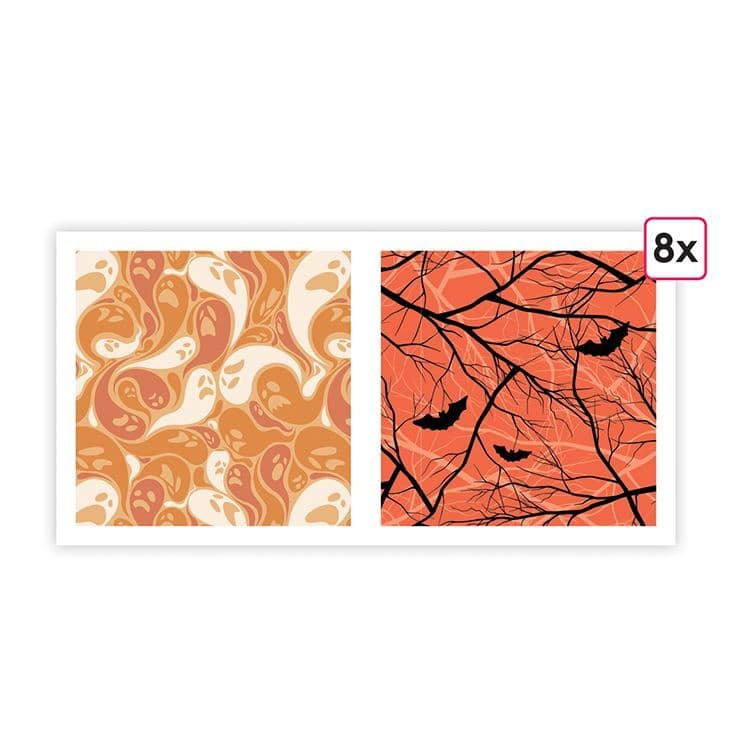 Designpapier A4 'Halloween' (8 Stk.)