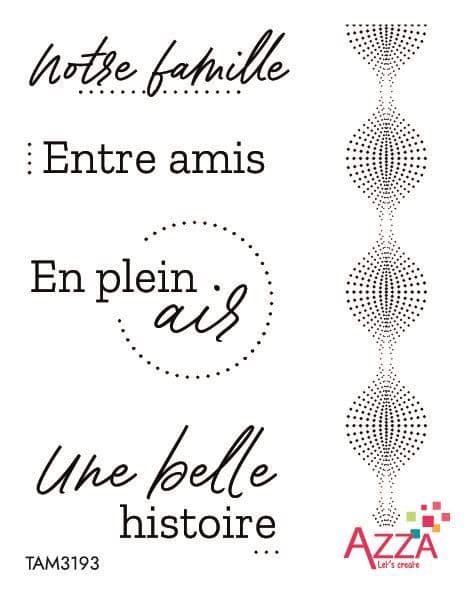 Rubinstempel 'Mots Pointillisme' 🇫🇷