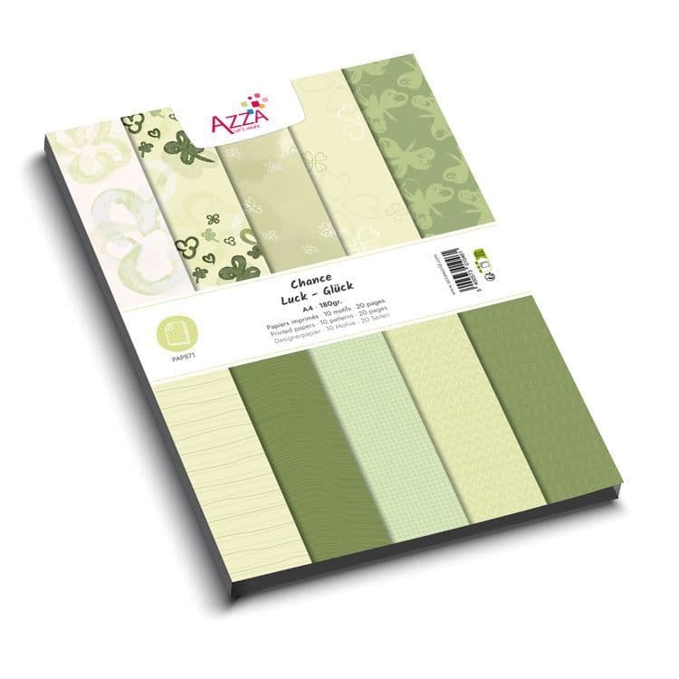 Designpapierblock A4 'Glück'