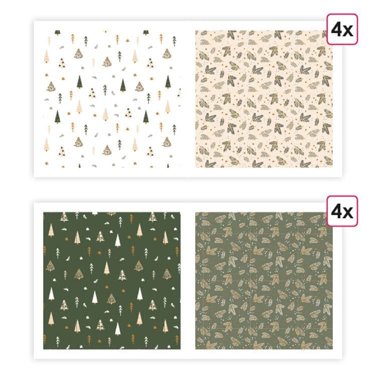 Designpapier A4 'Familienmomente' (8 Stk.)