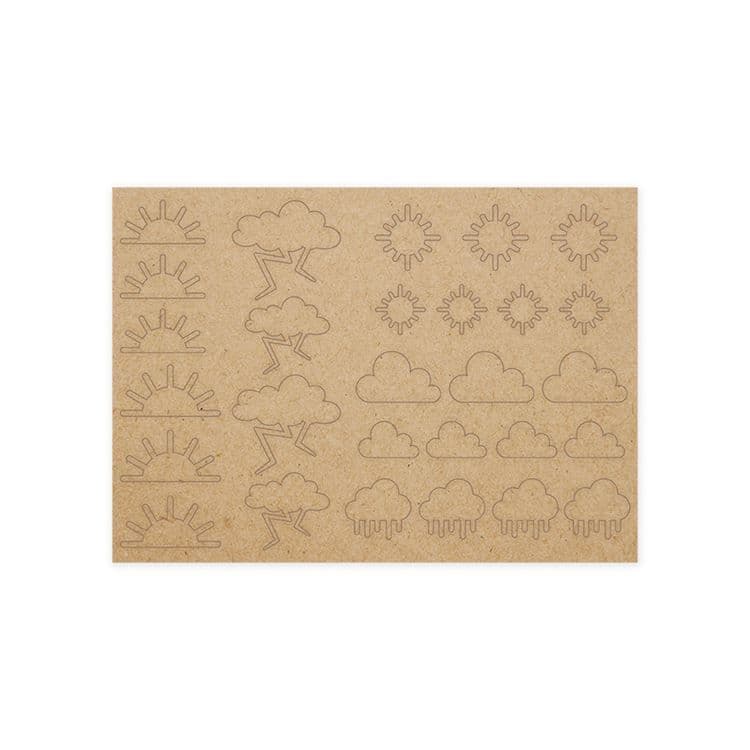 Kraft-Konturenfiguren ‘Himmelsgeschenke’