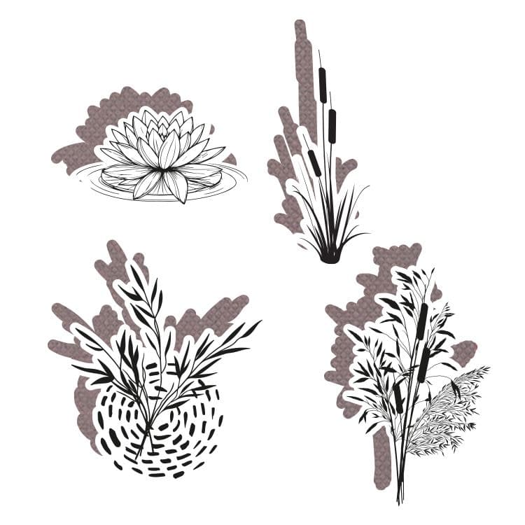 Stanzformen 'Ruheoase' (Kontur) – Bild 2