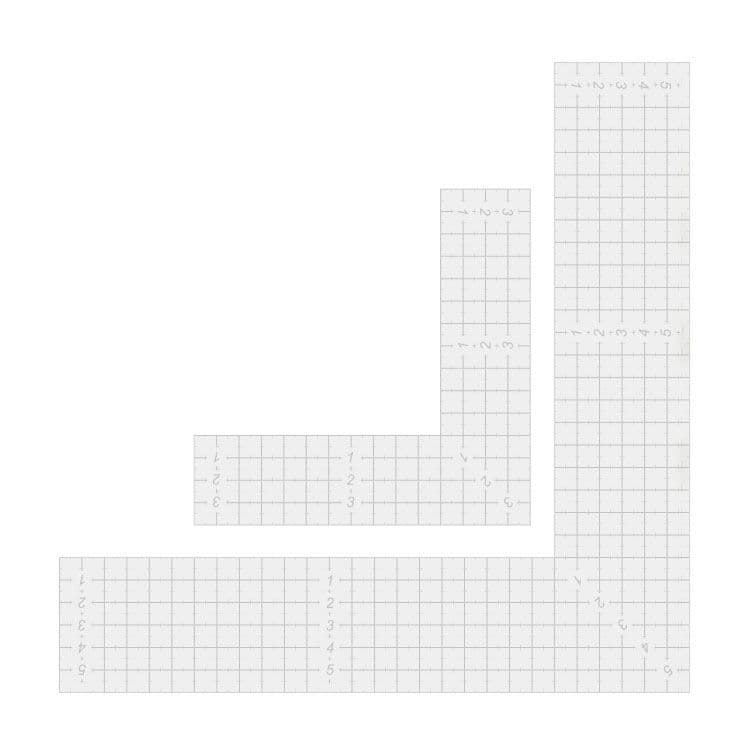 Winkelschablonen mit Maßeinteilung