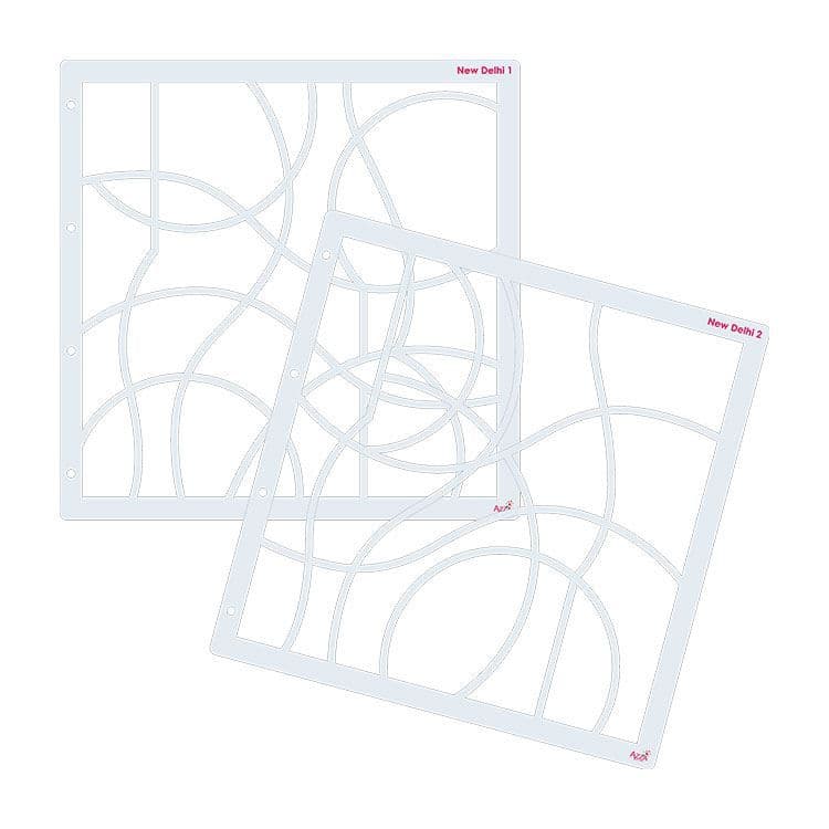 Fotoschablonen 'New Delhi' (30x30 cm)