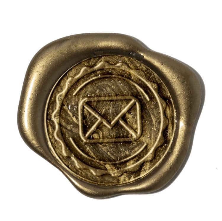 Wachssiegel 'Brief Philatelie'