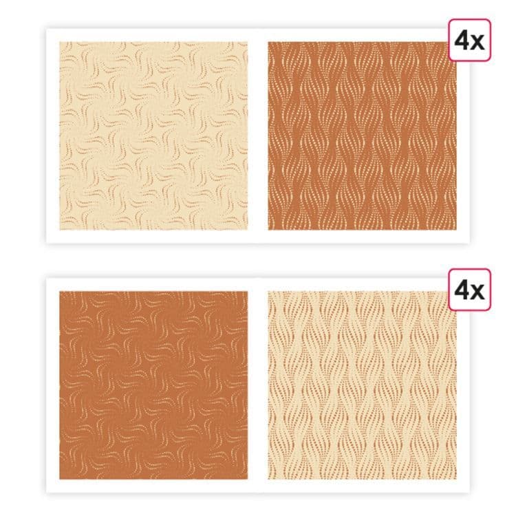 Designpapier ‘Punktualismus’ (8 Stk.)