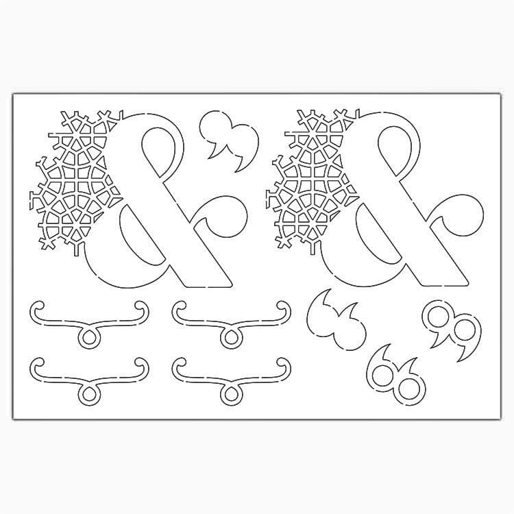 Konturenfiguren ‘Grafische Momente’