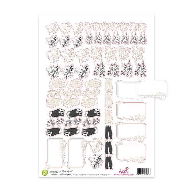 Motivpapier 'Mein Lesezeichen'