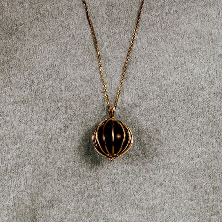 SPECIAL Anhänger in Käfigform "Harmony" vergoldet – Bild 2