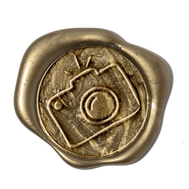 Wachssiegel ‘Fotoapparat’ (25mm)