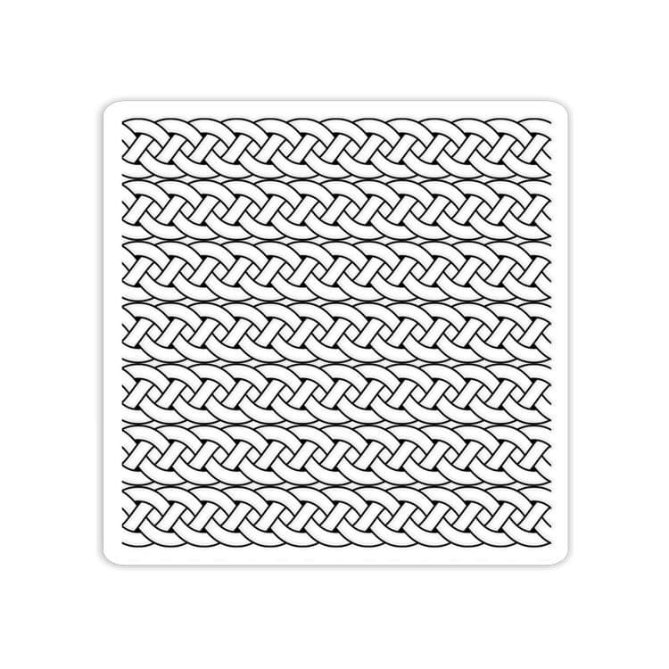 Prägeform ‘Makramee’ (15x15cm)