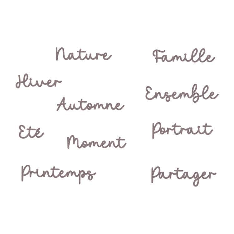 Stanzformen 'Petits mots' 🇫🇷