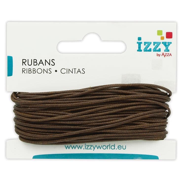 Wachskordel 'Braun ' (1mm x 10m)