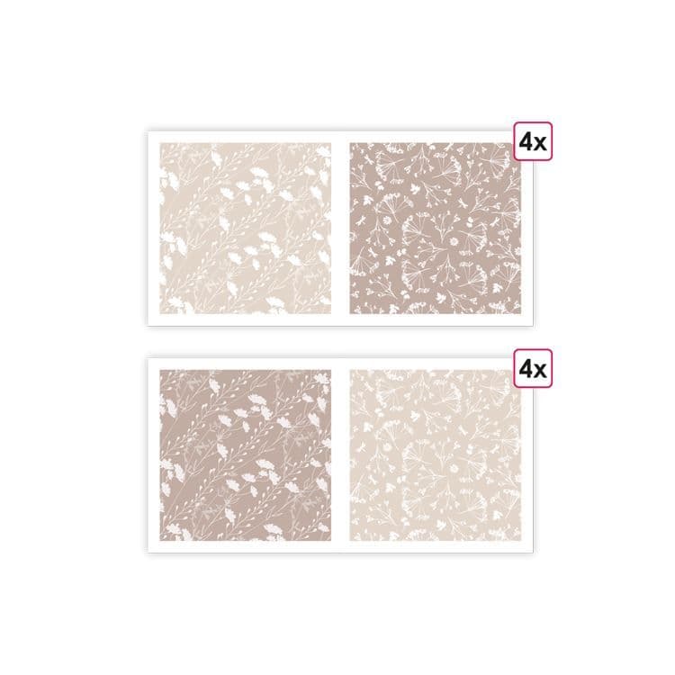 Designpapier A4 'Etamine' (8 Stk.)