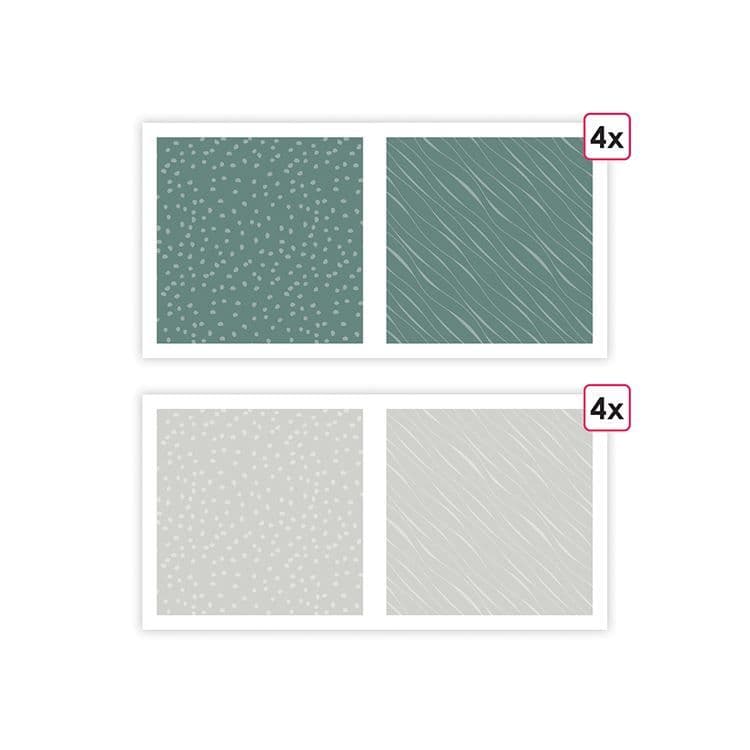 Designpapier A4 'Essentiell Fichte' (8 Stk.)