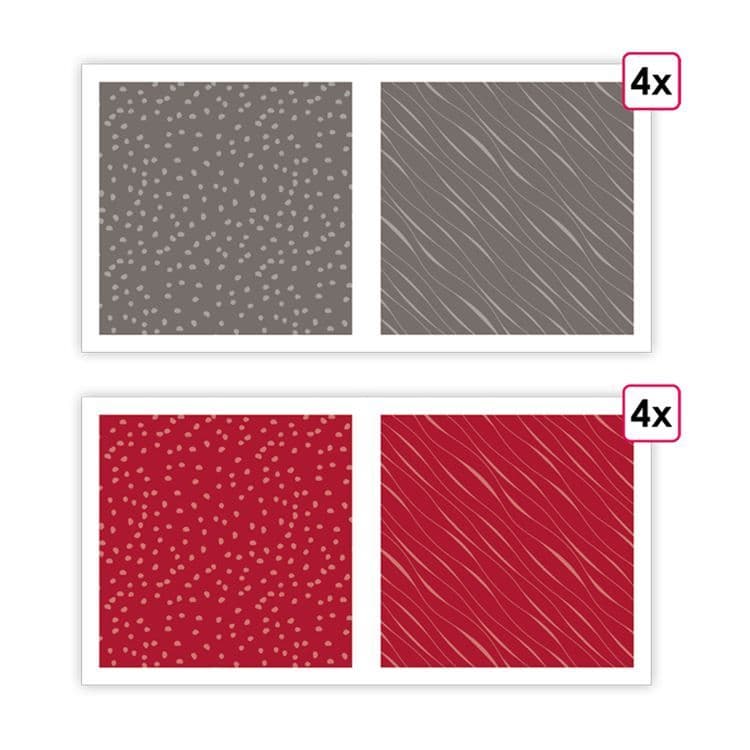 Designpapier A4 'Essentiell Schiefer' (8 Stk.)