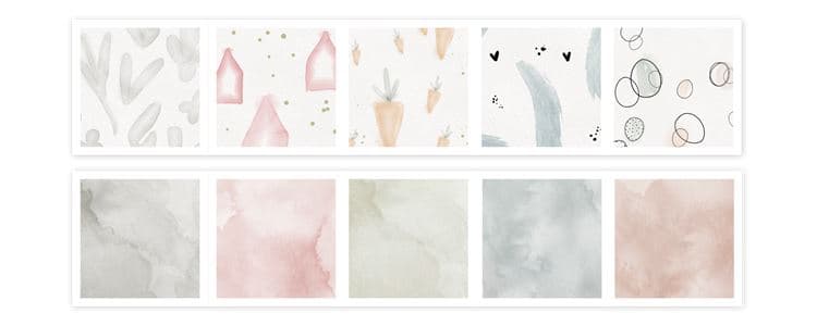 Designpapierblock A4 ‘Frühlingsmorgen’ – Bild 2