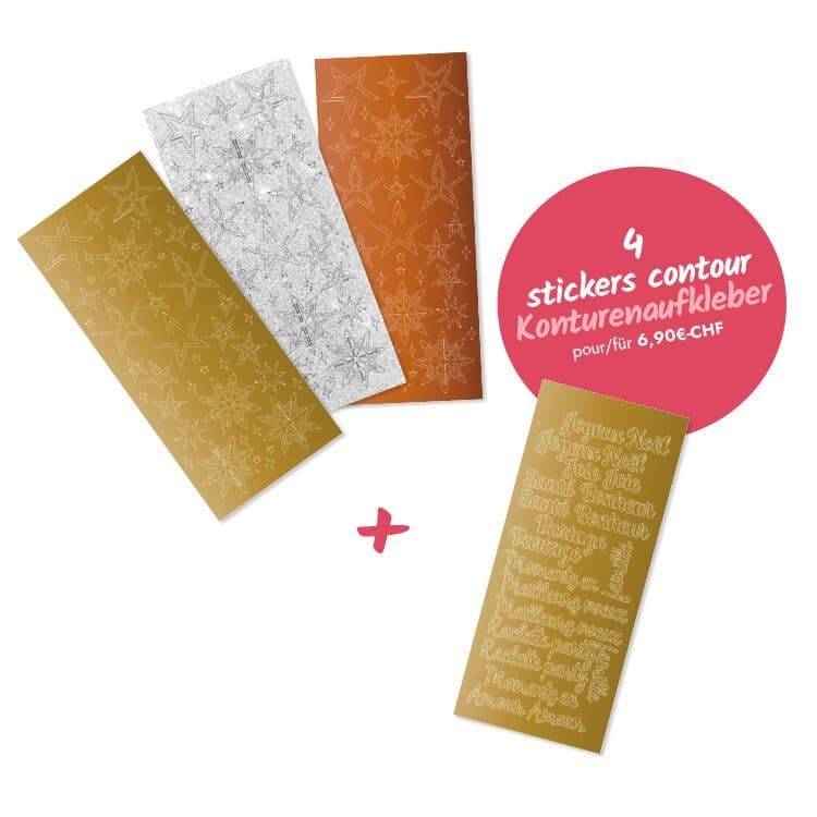 Set 'Sterne- & Weihnachts-Sticker'