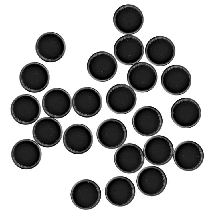 Bindescheiben 'Schwarz' (18 mm - 24 Stk.)