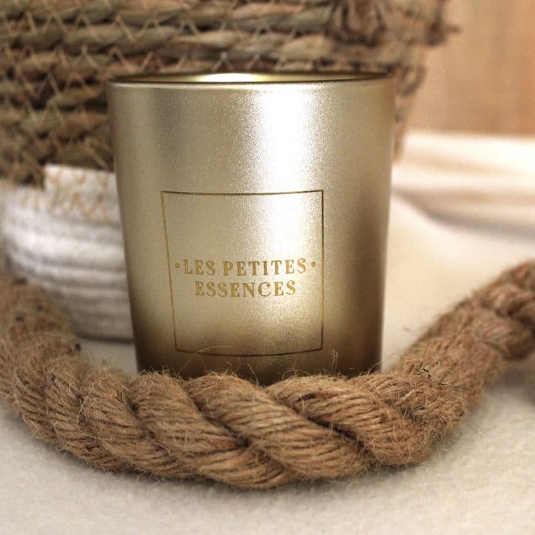 Kerzenglas 180 g – Matt Gold