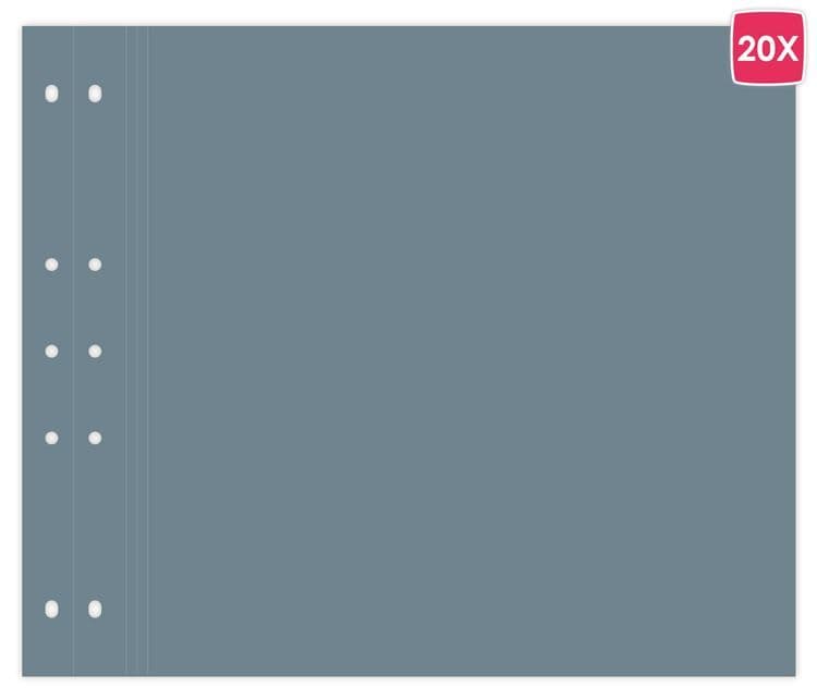 Reportage Seiten 30x30 'Blau Fuji'