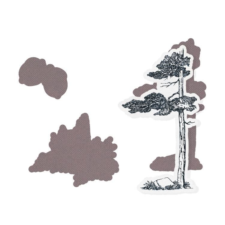 Stanzformen 'Bewaldet'