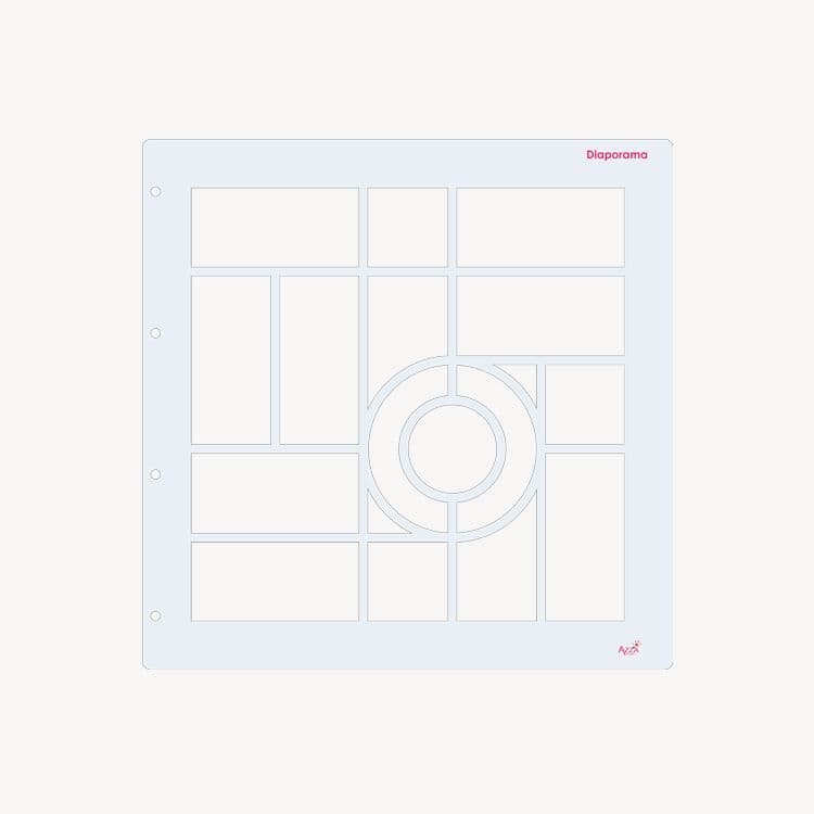 Fotoschablone ‘Diashow’ (30x30 cm)