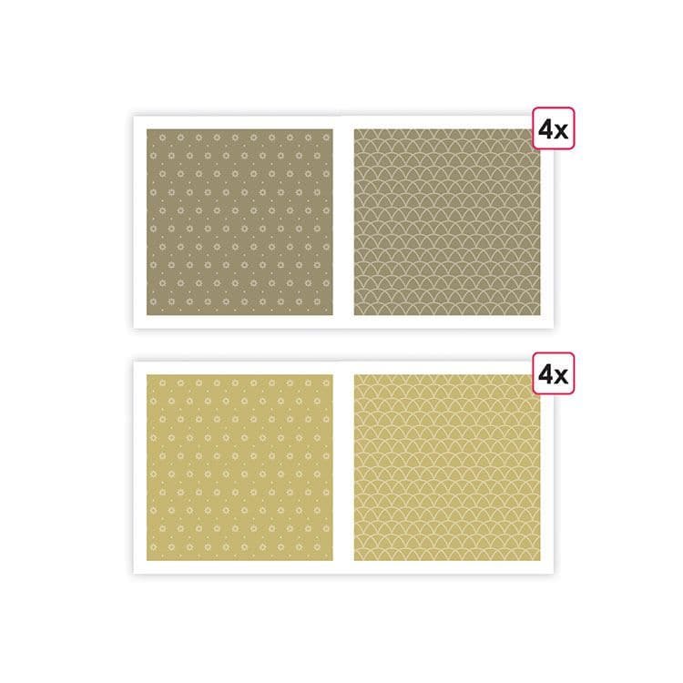 Designpapier A4 'Essentiell Unterholz' (8 Stk.)