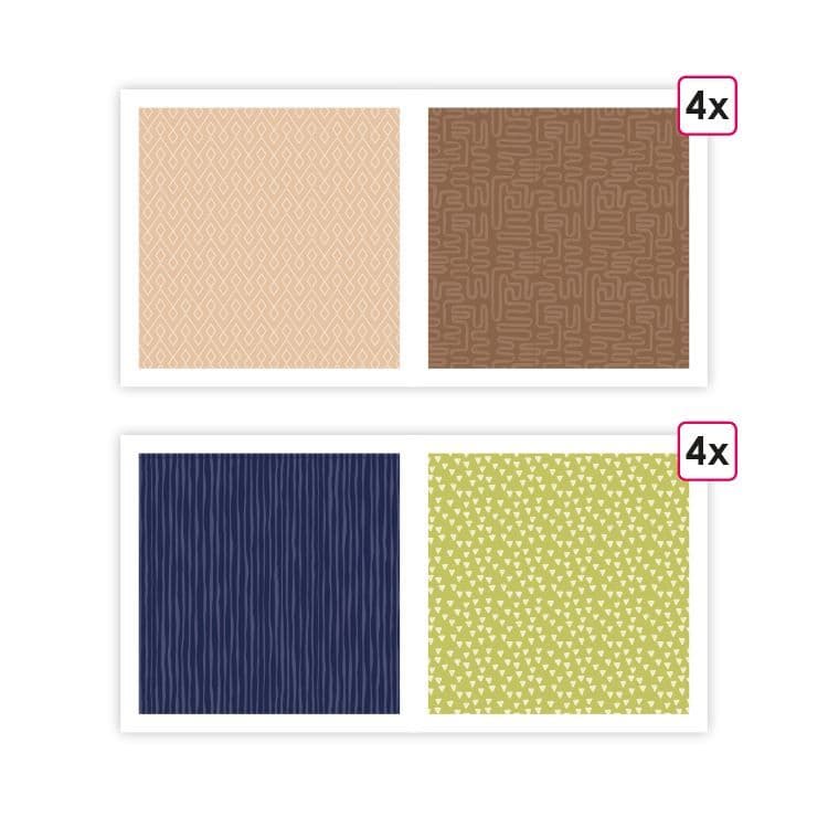 Designpapier A4 ‘Diashow’ (8 Stk.)