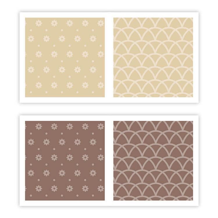 Designpapier A4 'Essentiell Beige' (8 Stk.)