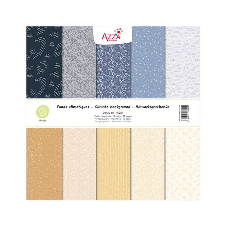 Designpapierblock 30x30 ‘Himmelsgeschenke’ – Bild 2