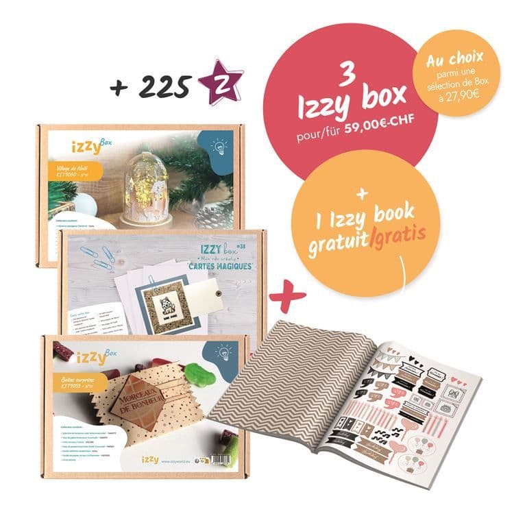 Set Izzy Box (3 Boxen nach Wahl) 🇫🇷