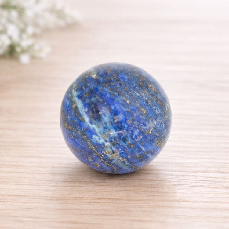Kugelförmiger Edelstein - Lapislazuli – Bild 3