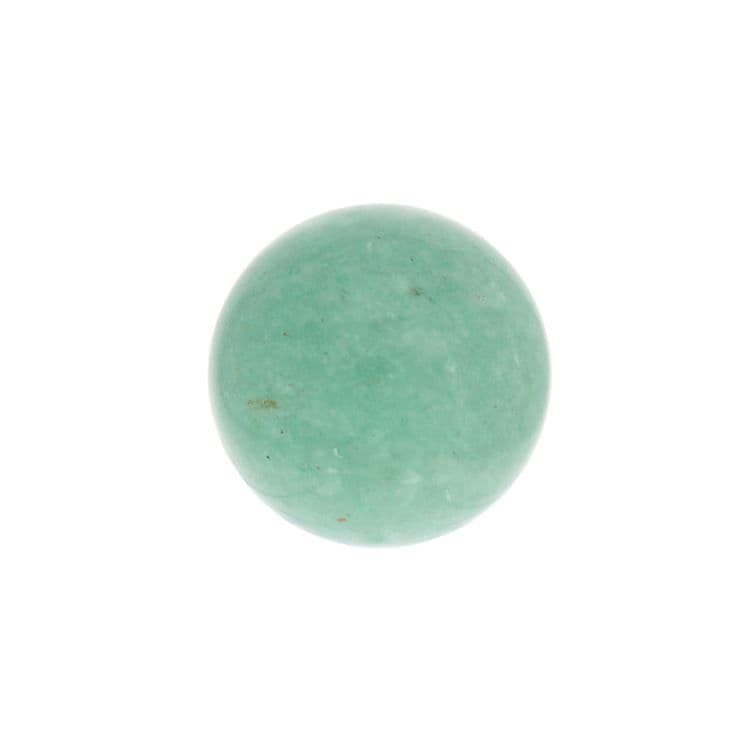 Kugelförmiger Edelstein - Grüner Aventurin