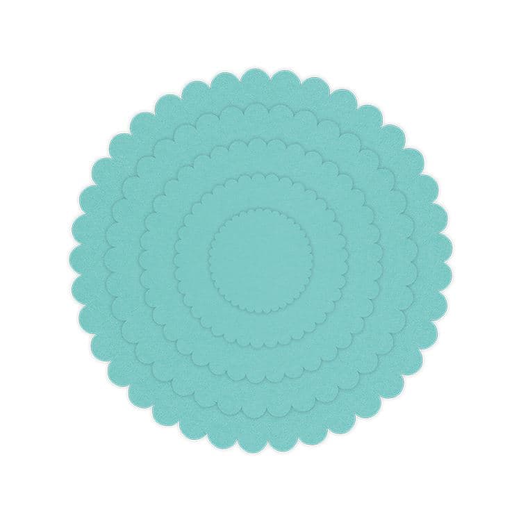 Konzentrische Stanzformen 'Kreise mit Wellenrand' (3-11 cm) – Bild 2