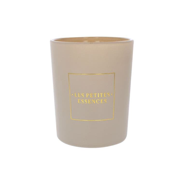 Kerzenglas 180 g – Matt Taupe – Bild 2