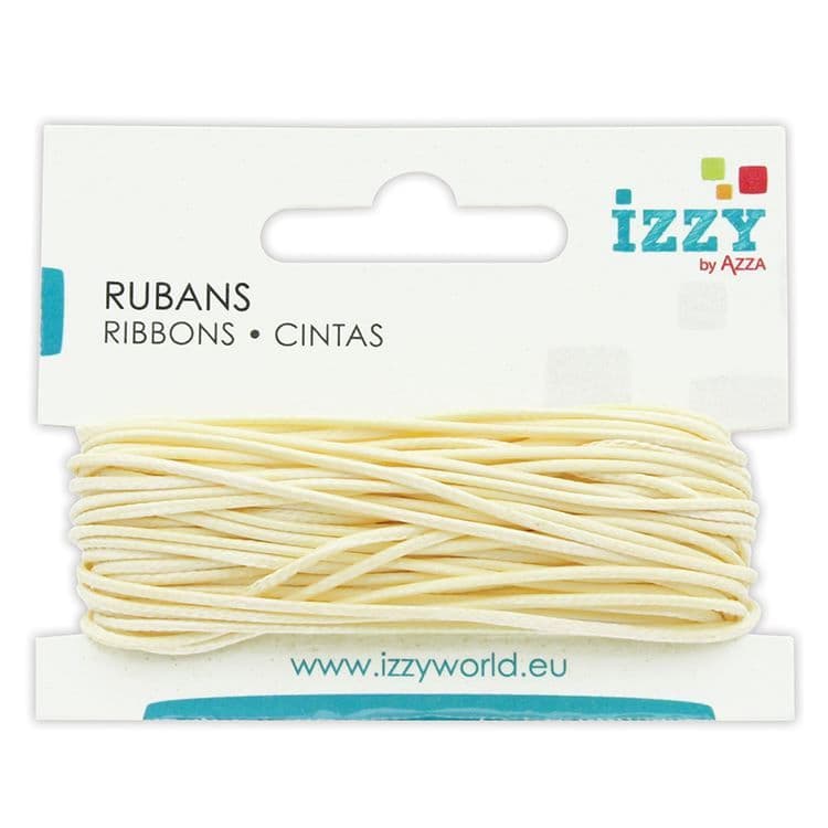 Wachskordel 'Creme' (1mm x 10m)